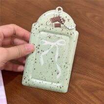 Mint Chocolate Star Kpop Keychain Photocard Holder - ArtGalleryZen