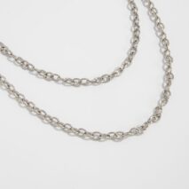 Newly Layered Relief Cross Pendant Trouser Chain - ArtGalleryZen