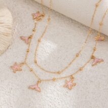 Ocean Style 2pcs Enamel Starfish Mermaid Pendant Waist Chain Set - ArtGalleryZen