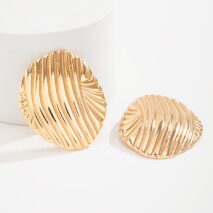 Ocean Style Gold Silver Plated Shell Earrings - ArtGalleryZen