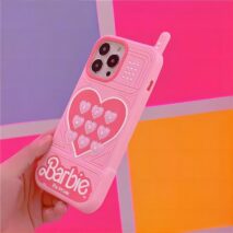 Pink Barbie Heart iPhone Case - ArtGalleryZen