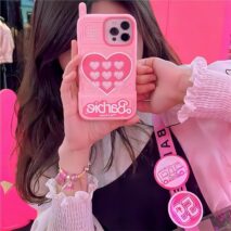 Pink Barbie Heart iPhone Case - ArtGalleryZen