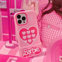 Pink Barbie Heart iPhone Case - ArtGalleryZen