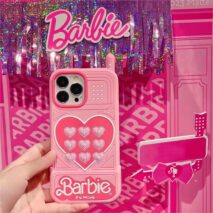 Pink Barbie Heart iPhone Case - ArtGalleryZen