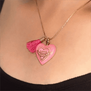 Pink Barbie Sweetie Pie Pendant Necklace - ArtGalleryZen