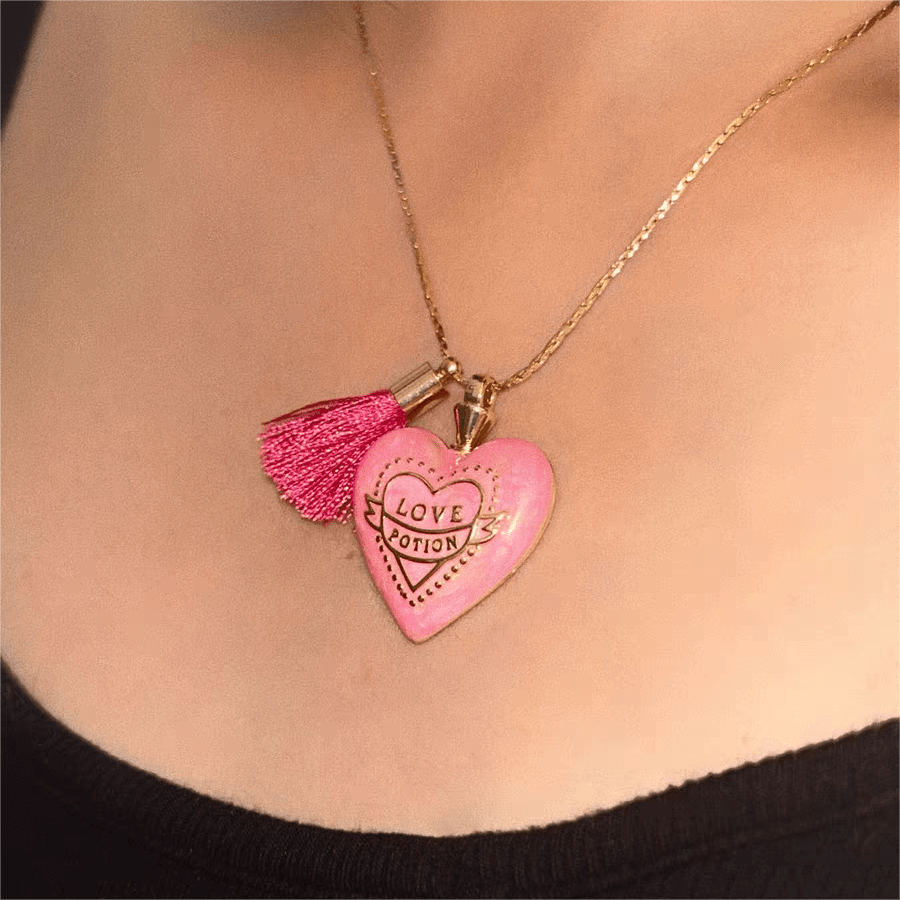 Pink Barbie Sweetie Pie Pendant Necklace - ArtGalleryZen