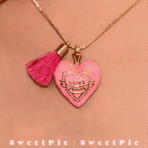Pink Barbie Sweetie Pie Pendant Necklace - ArtGalleryZen