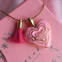 Pink Barbie Sweetie Pie Pendant Necklace - ArtGalleryZen