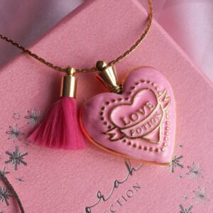 Pink Barbie Sweetie Pie Pendant Necklace - ArtGalleryZen
