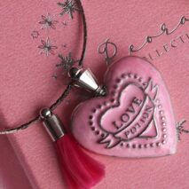 Pink Barbie Sweetie Pie Pendant Necklace - ArtGalleryZen
