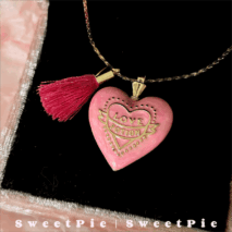 Pink Barbie Sweetie Pie Pendant Necklace - ArtGalleryZen