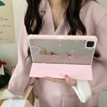 Pink Bowknot Mirror iPad Case - ArtGalleryZen