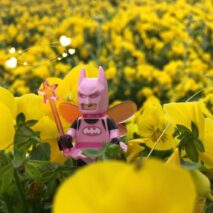 Pink Fairy Batman Minifigure LEGO Compatible Assembly Building Bricks - ArtGalleryZen