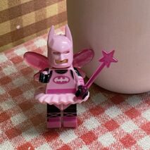 Pink Fairy Batman Minifigure LEGO Compatible Assembly Building Bricks - ArtGalleryZen