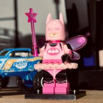 Pink Fairy Batman Minifigure LEGO Compatible Assembly Building Bricks - ArtGalleryZen