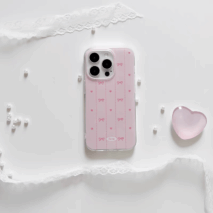 Pink Heart Stand iPhone Case - ArtGalleryZen