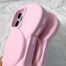 Pink Hello Kitty Bowknot Silicone iPhone Case - ArtGalleryZen