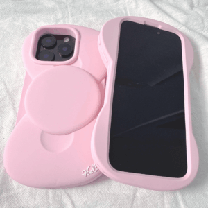 Pink Hello Kitty Bowknot Silicone iPhone Case - ArtGalleryZen