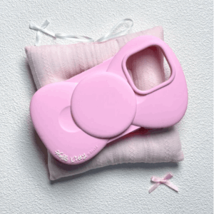 Pink Hello Kitty Bowknot Silicone iPhone Case - ArtGalleryZen