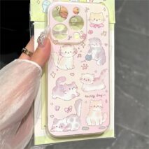 Pink Kitty iPhone Case - ArtGalleryZen