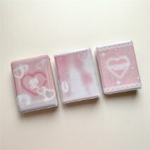 Pink Lace Bowknot Kpop 3 Inch Mini Photocard Album - ArtGalleryZen