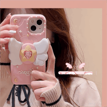 Pink Magic Moving Wings iPhone Case - ArtGalleryZen