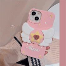 Pink Magic Moving Wings iPhone Case - ArtGalleryZen