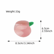 Pink Peach Hair Claw Clip - ArtGalleryZen