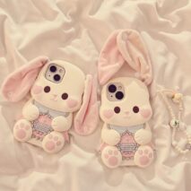 Pink Rabbit iPhone Case - ArtGalleryZen