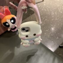 Pink Rabbit iPhone Case - ArtGalleryZen