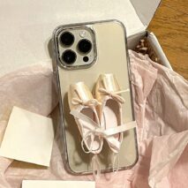 Pink Ribbon Dance Theatrical Stand iPhone Case - ArtGalleryZen