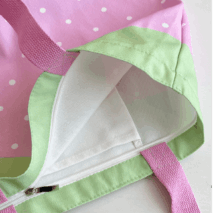 Pink Strawberry Canvas Casual Shoulder Bag - ArtGalleryZen