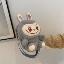 Plush Labubu Crossbody Bag - ArtGalleryZen