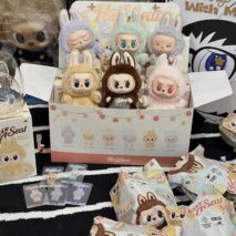 Pop Mart Labubu The Monsters Plush Keychain Doll Random Blind Box - ArtGalleryZen