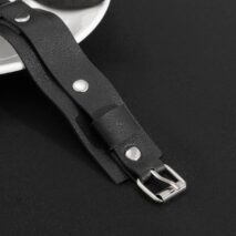 Punk PU Leather Upper Arm Cuff - ArtGalleryZen