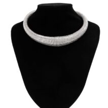 Punk Spring Metal Thick Chokers Collar Necklace - ArtGalleryZen