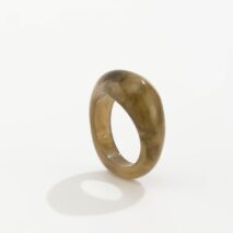 Retro Chunky Gradient Resin Ring - ArtGalleryZen