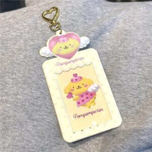 Sanrio Angel Kpop Heart Keychain Photocard Holder - ArtGalleryZen