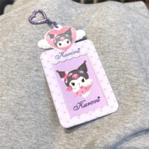 Sanrio Angel Kpop Heart Keychain Photocard Holder - ArtGalleryZen
