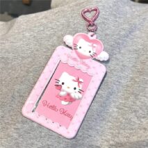 Sanrio Angel Kpop Heart Keychain Photocard Holder - ArtGalleryZen