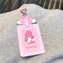Sanrio Angel Kpop Heart Keychain Photocard Holder - ArtGalleryZen