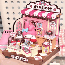 Sanrio Authorized My Melody DIY Strawberry Dessert Mini Shop - ArtGalleryZen