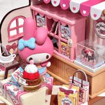 Sanrio Authorized My Melody DIY Strawberry Dessert Mini Shop - ArtGalleryZen