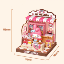 Sanrio Authorized My Melody DIY Strawberry Dessert Mini Shop - ArtGalleryZen