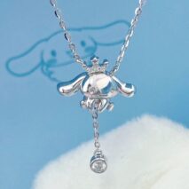 Sanrio Crystal Crown Cinnamoroll Necklace - ArtGalleryZen