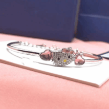 Sanrio Crystal Hello Kitty Bangle Bracelet - ArtGalleryZen