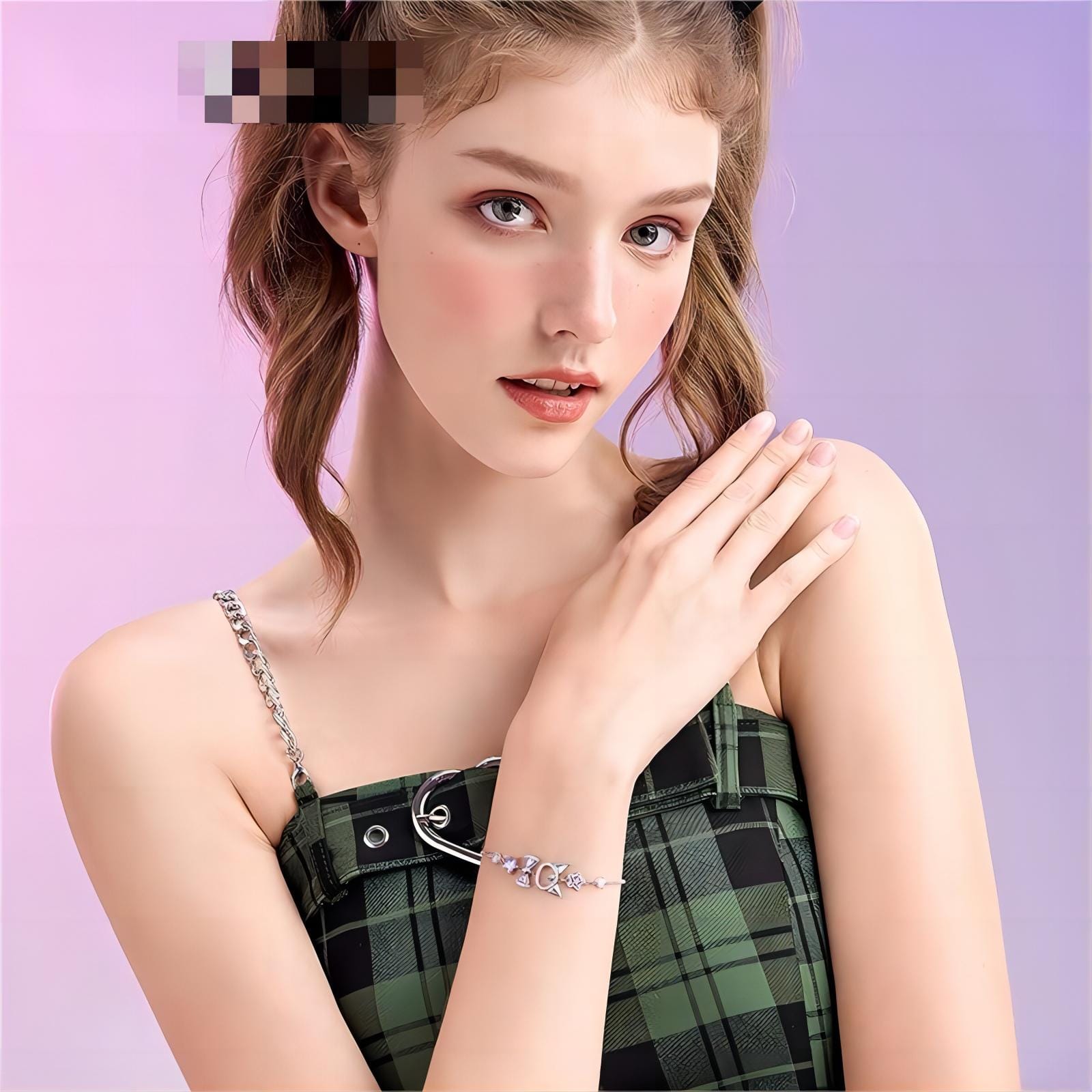 Sanrio Crystal Kuromi Bracelet - ArtGalleryZen