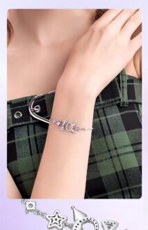 Sanrio Crystal Kuromi Bracelet - ArtGalleryZen