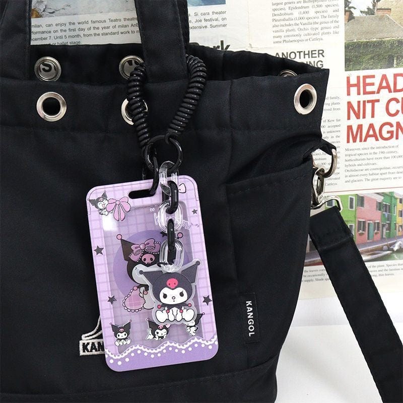 Sanrio Cute Kpop Keychain Acrylic Photocard Holder - ArtGalleryZen