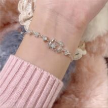Sanrio CZ Inlaid Crystal Hello Kitty Bracelet - ArtGalleryZen